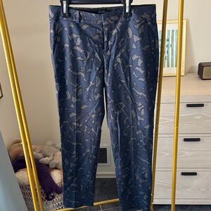 Banana Republic “Avery” Navy Patterned pants